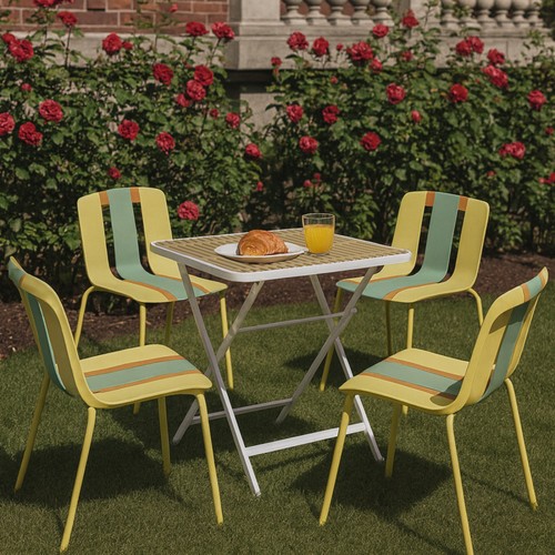 Sedie color block - , righe