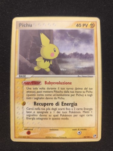 Carta pokemon psa pichu - carta,