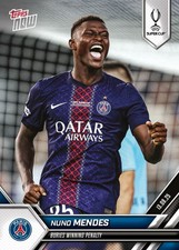 TOPPS NOW 25-2026 UCL CHAMPIONS LEAGUE #02 PSG SUPERCUP NUNO MENDES PREORDER
