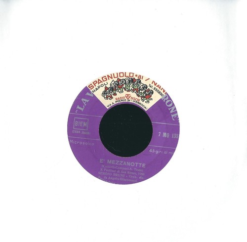 Disco giri sergio - ,