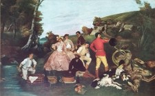 Antica stampa a colori del