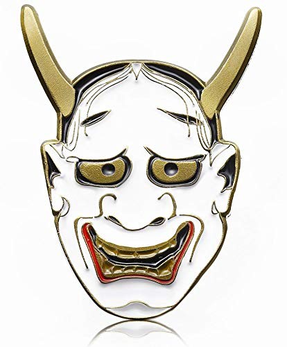 Spilla maschera giapponese