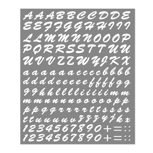 Kit lettere adesive - kit,