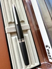 Penna stilografica classica vintage 1975 Pilot Myu 25 nero opaco pennino fine made in Japan