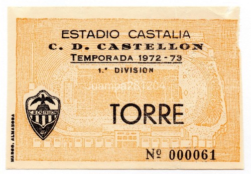 Entrada futbol castellon - entrada,