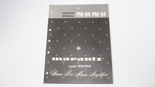 Manuale servizio marantz - manuale, di