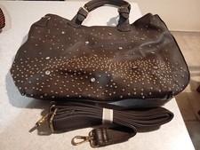 Borsa donna similpelle marrone