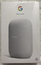 Google Nest Audio Smart Speaker Chalk GA01420-US nuovo sigillato spedizione veloce