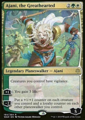 Ajani the greathearted war - ajani,, ~