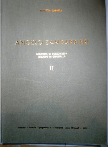 Angelo zambarbieri arciprete - zambarbieri.,