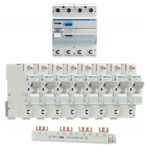 Hager set cds440d 8x - set, fi
