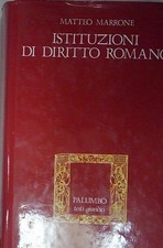Marrone ISTITUZIONI DI DIRITTO ROMANO