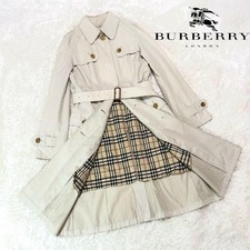 BURBERRY LONDON Trench Coat Beige Nova Check Liner 2 Vie Taglia 38 Made in Japan