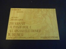 METODO PROG.PER SUONARE AL PIANOFORTE E ALL'ORGANO ELETTRONICO-ED.RUGGINETTI
