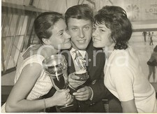 1960 PARIS PATTINAGGIO ARTISTICO Alain CALMAT Nicole HASSLER Dany RIGOULOT *Foto