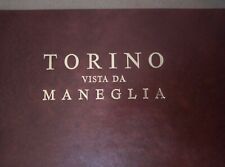 Raro Libro TORINO VISTA DA MANEGLIA kOLLER 1971 ediz. numerata 546/999 Disegni