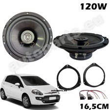 Kit 2 Casse Altoparlanti Anteriori per Fiat Grande Punto 120W 16,5cm