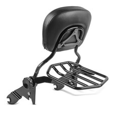 Sissy Bar + portapacchi per Harley Davidson Road King Special 17-23 nero