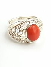 ANELLO DONNA CORALLO ROSSO