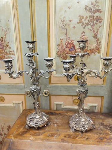 Splendida coppia candelieri - coppia,