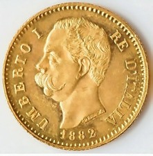 1882-r Oro 20 Lire