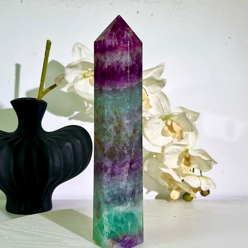 Colonna cristallo fluorite