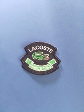 Toppa Lacoste ricamata, Stemma ricamato, Logo Lacoste