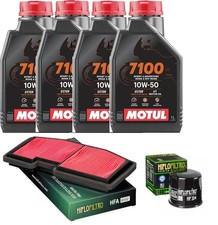 KIT/TAGLIANDO TRIUMPH 675 DAYATONA 2011 2016 MOTUL 7100 10W50 FILTRO ARIA OLIO