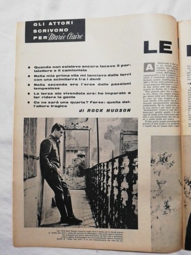 Attore rock hudson mie - mie, tre