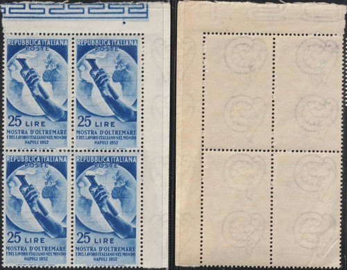 1952 mostra oltremare - mostra, d'oltremare