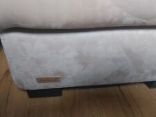 puff PoltroneSofa' color Safari (rosa antico delicato) velluto lavabile 