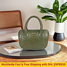 Borsa a mano in vera pelle da