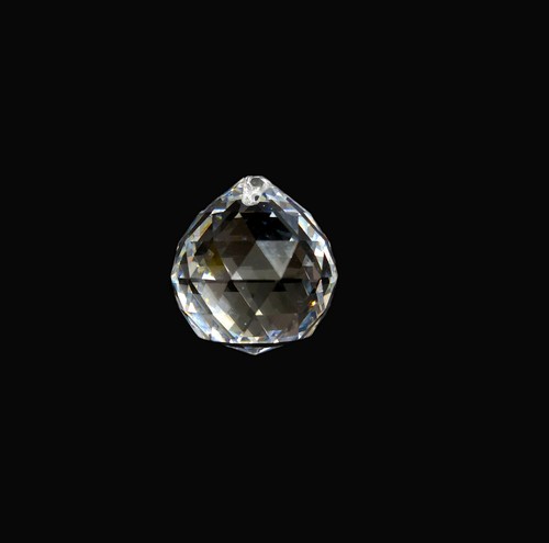 Sfera cristallo 4cm pendaglio - cristallo,