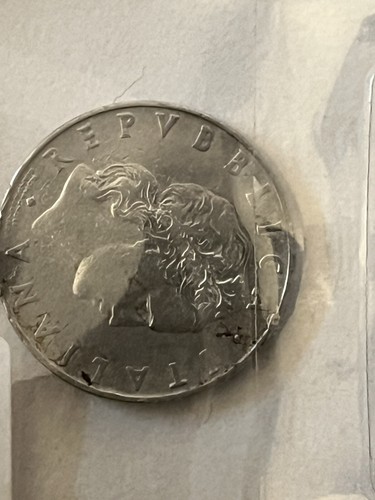 Moneta lire del - da, 1956