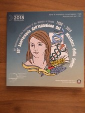 Italia divisionale lire FDC 2018 9 monete perfetta.