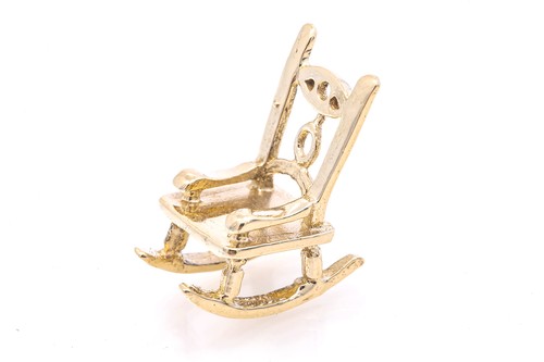 Poltrona dondolo vintage in - vintage,