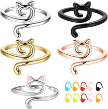 5 Pezzi Anelli per Uncinetto