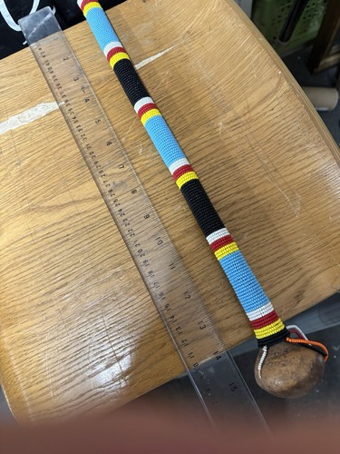 Antique inch maasai beaded - 16,