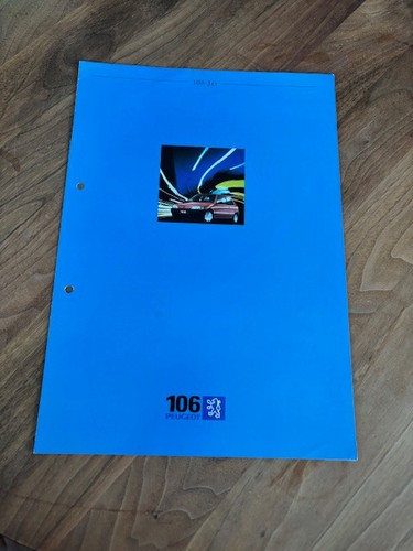 Peugeot 106 depliant - , jet