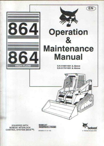 Bobcat skid steer loader 864 - bobcat,