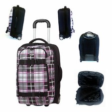 Trolley Valigia Bagaglio A Mano 52x35x25 Cm Due Ruote Cabina Viaggio Aereo 62787