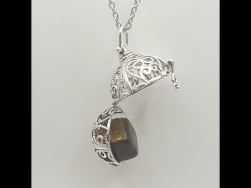 Collana pietra naturale - collana, occhio