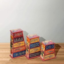 Cassettiera in legno set 3