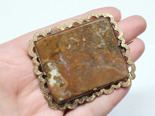 Spilla antica vittoriana oro