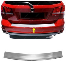 Per FIAT FREEMONT 2011-SU Cromato Protezione Paraurti (Brillante) ACCIAIO