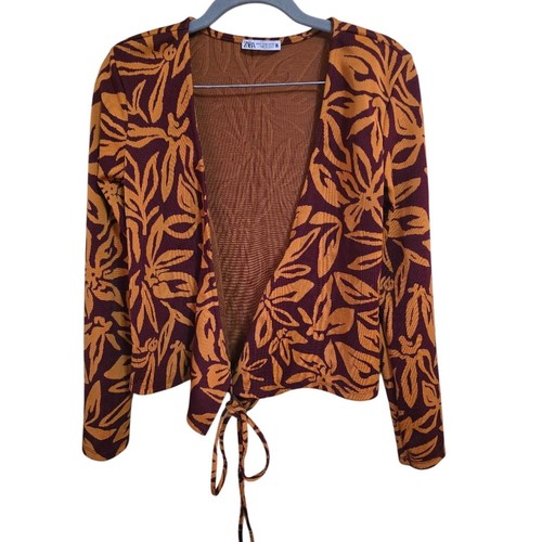 Top cardigan floreale zara con - zara,