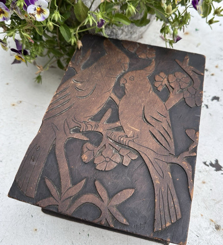 Vecchia scatola legno - in,