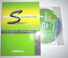 DRIVER CD + MANUALE ASROCK G31M-GS R2.0