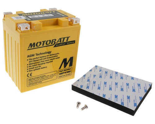 Batteria 32ah motobatt - batteria, mbtx30u