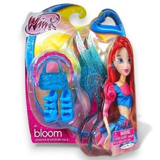 Jakks Pacific Winx Club bambola Bloom Speedix pacchetto accessori borsa ali scarpe NUOVO